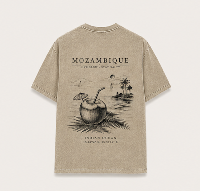 Coco Coast Tee — Sand